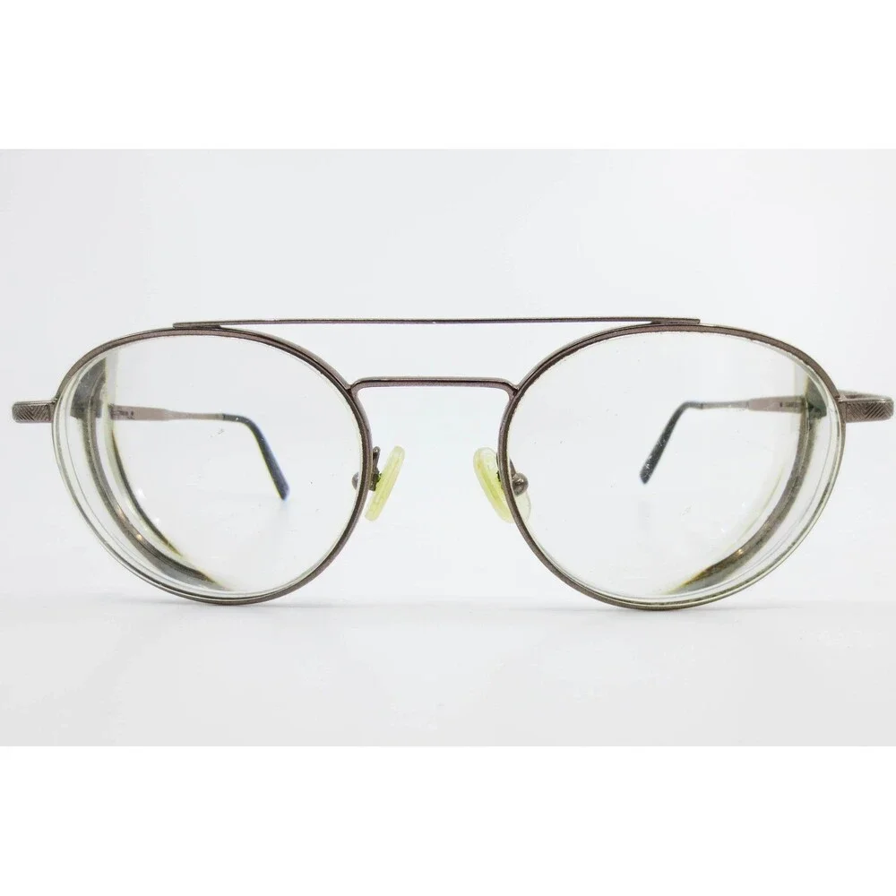 Ermenegildo Zegna EZ5113 038 Aviator Eyeglass Frames Gunmetal Tortoise Italy